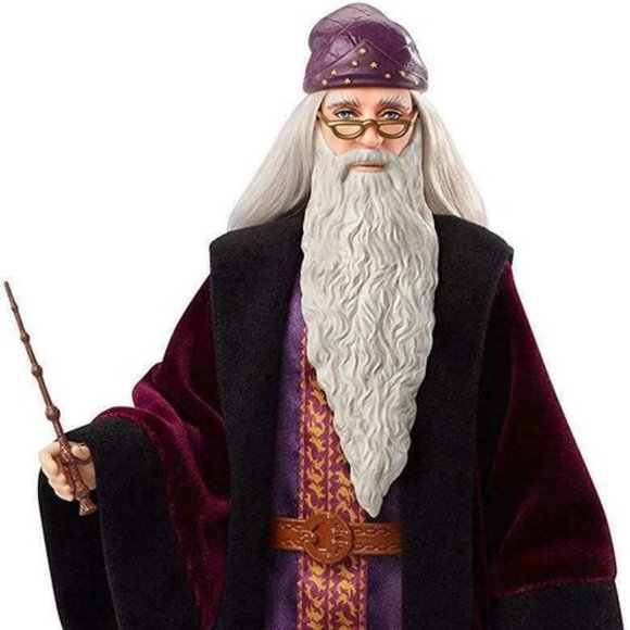 NIB! Mattel Harry Potter Albus Dumbledore Collectible Poseable Doll, One Size - Picture 3 of 10